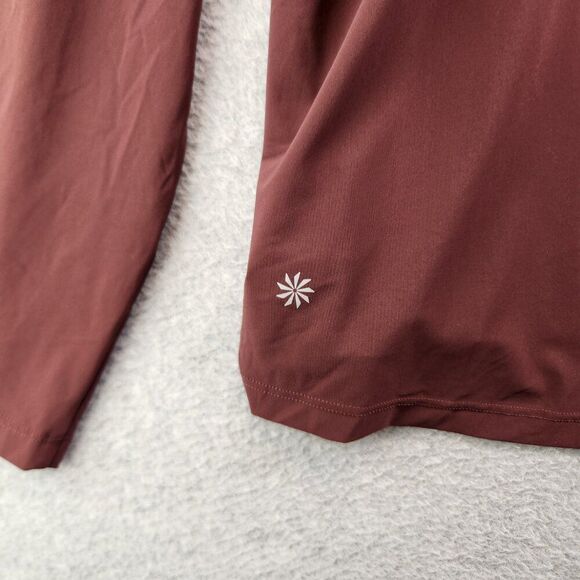 Athleta Top Womens XL Brown Ultimate Gaiter Running Cycling Bike Trail Riding - Picture 4 of 16